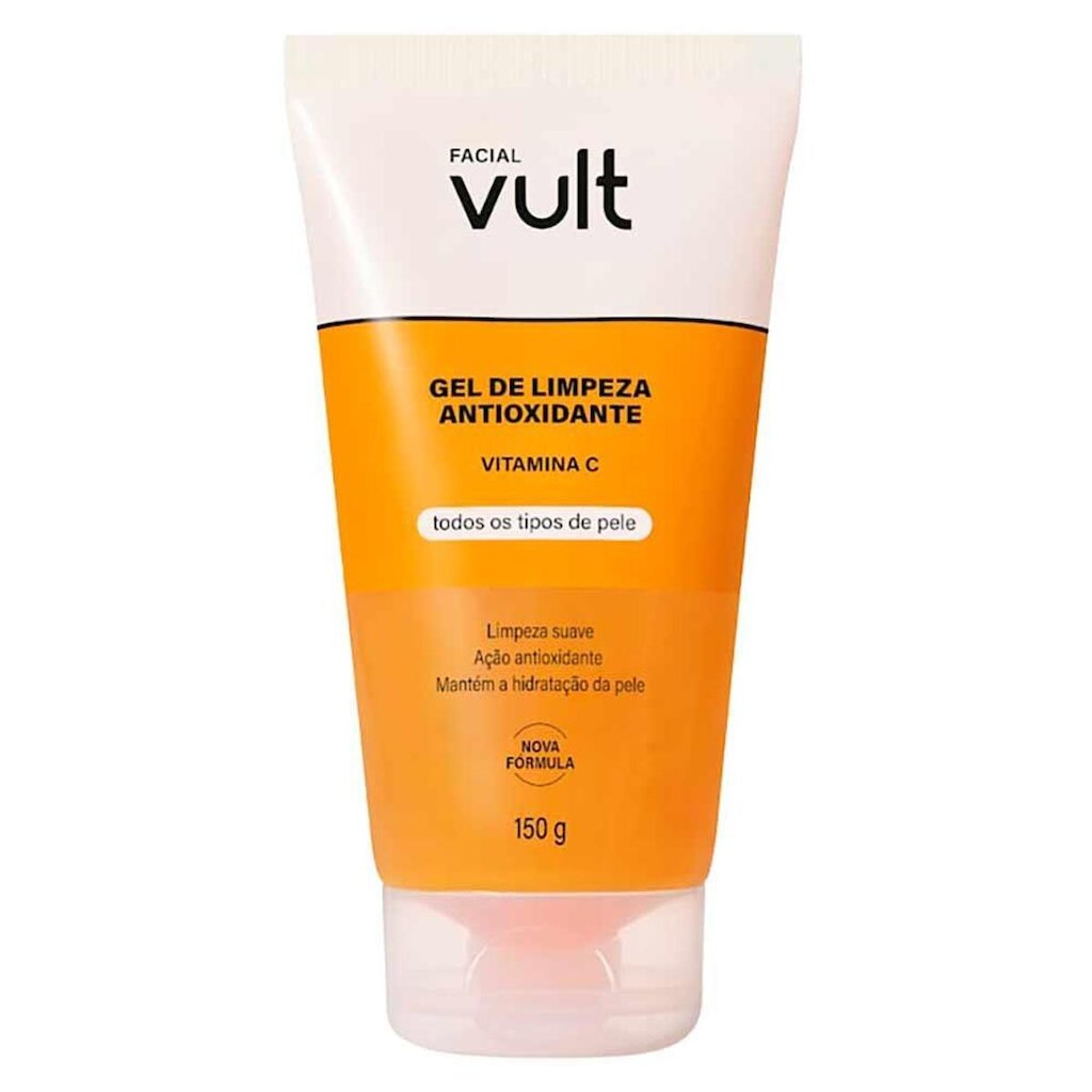 Gel de Limpeza Facial Vult Antioxidante Vitamina C 150g