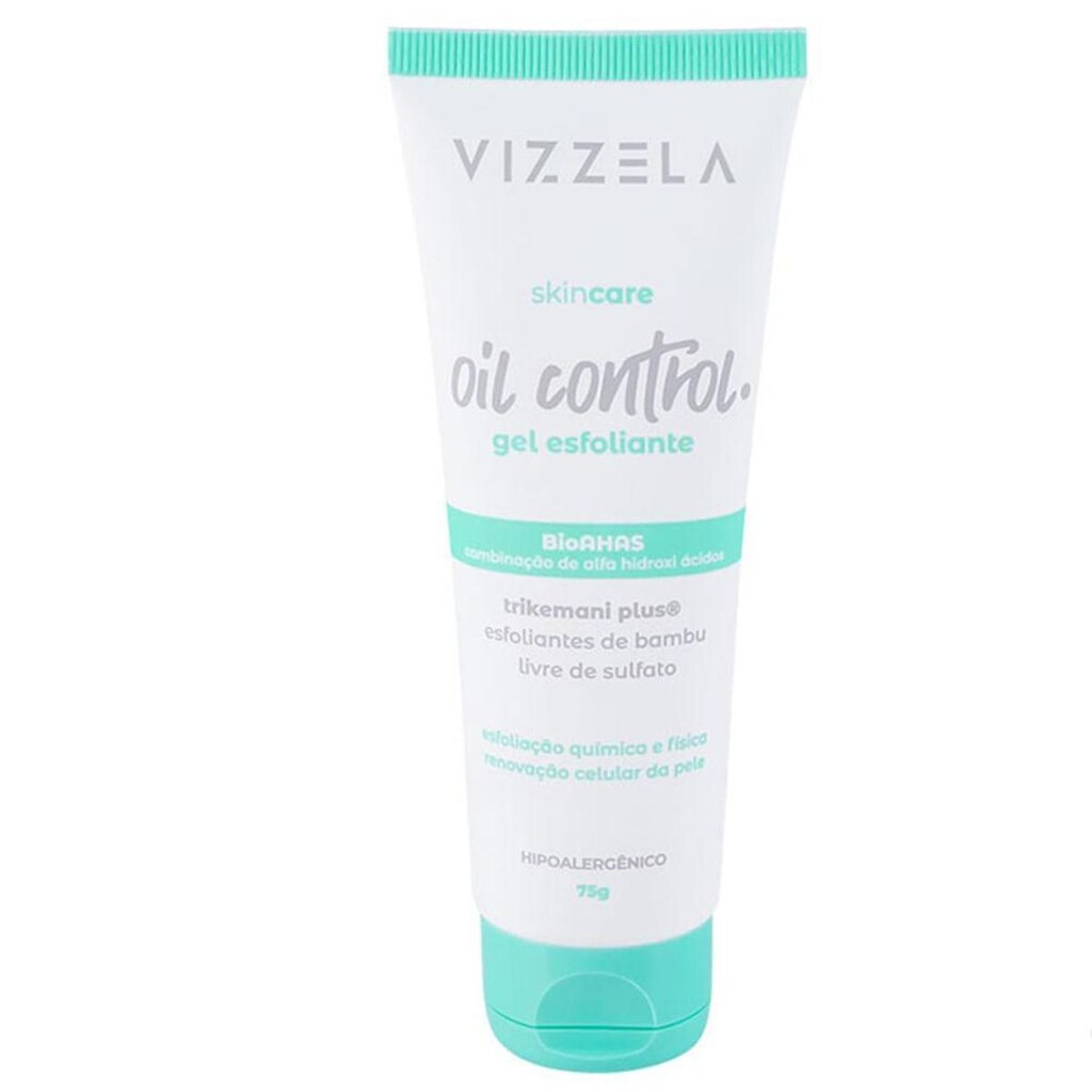 Gel Esfoliante Facial Vizzela Oil Control 75g