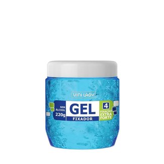 Gel para Cabelo Fixação Extra Forte Nº 4 220g Vini Lady