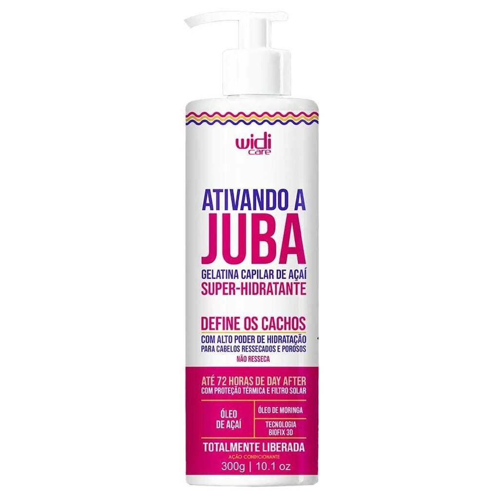 Gelatina Super Hidratante Widi Care Ativando a Juba 300g