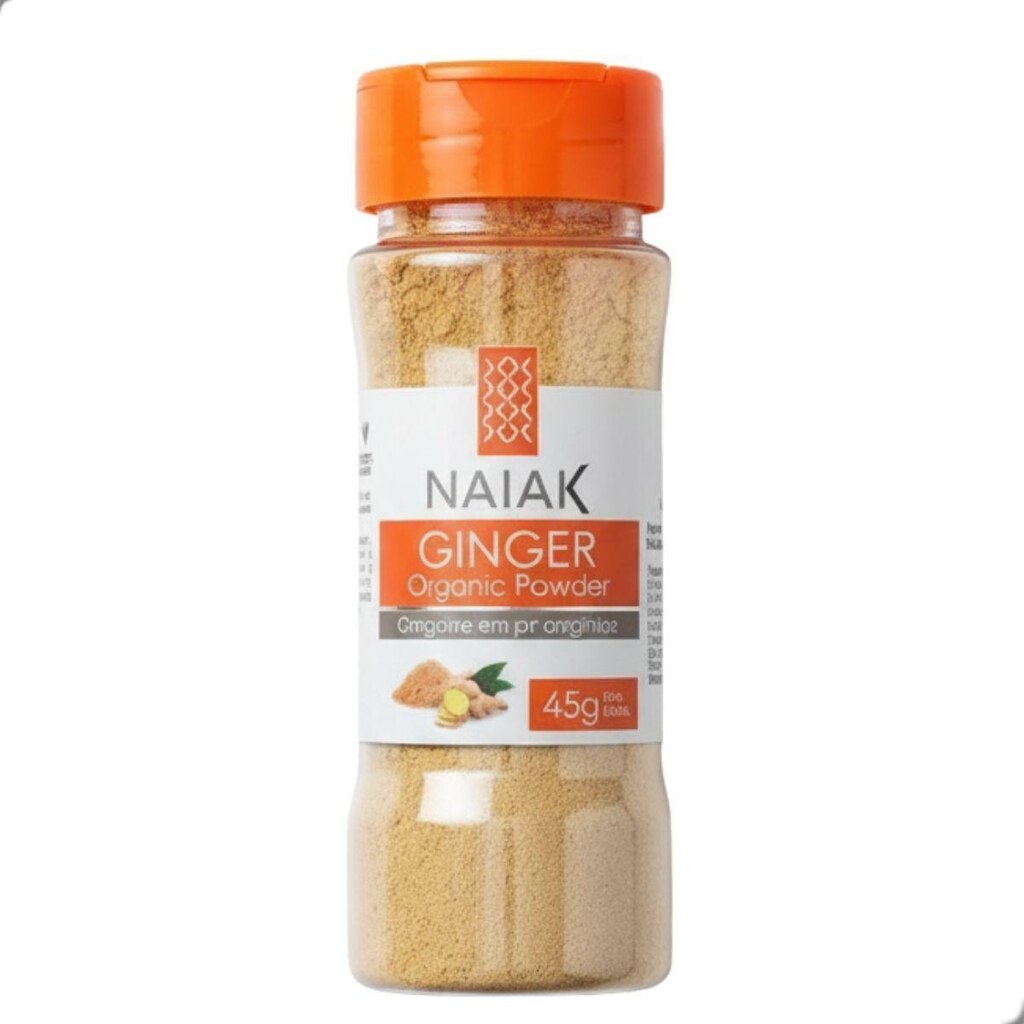 Gengibre Orgânico Powder 45g Naiak