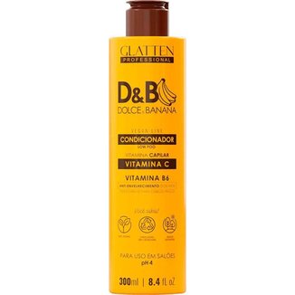 Glatten Professional D&B Dolce Banana - Condicionador Vitamina Capilar 300ml