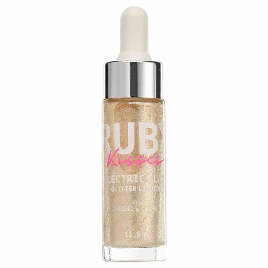 Glitter Líquido Ruby Kisses - Electric Glaze Champagne