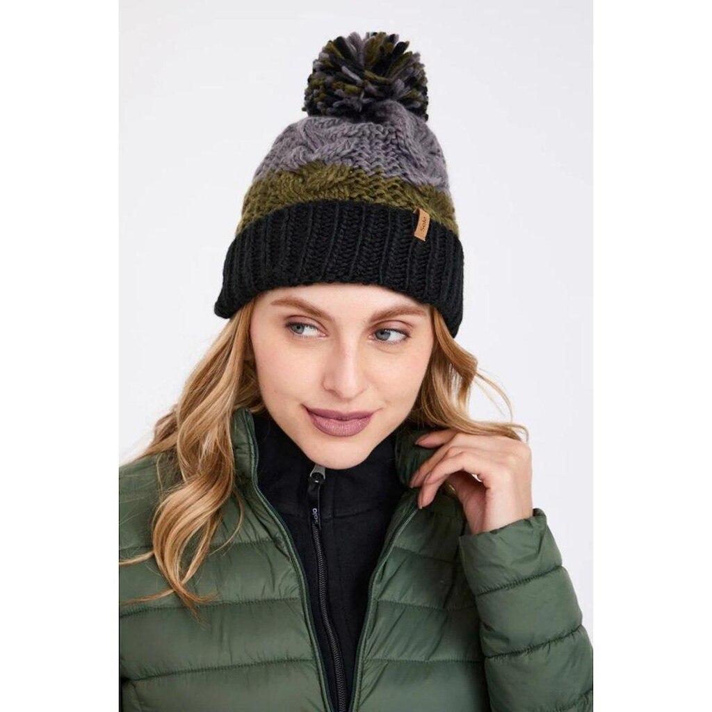 Gorro Solo Pine Tree Verde e Cinza