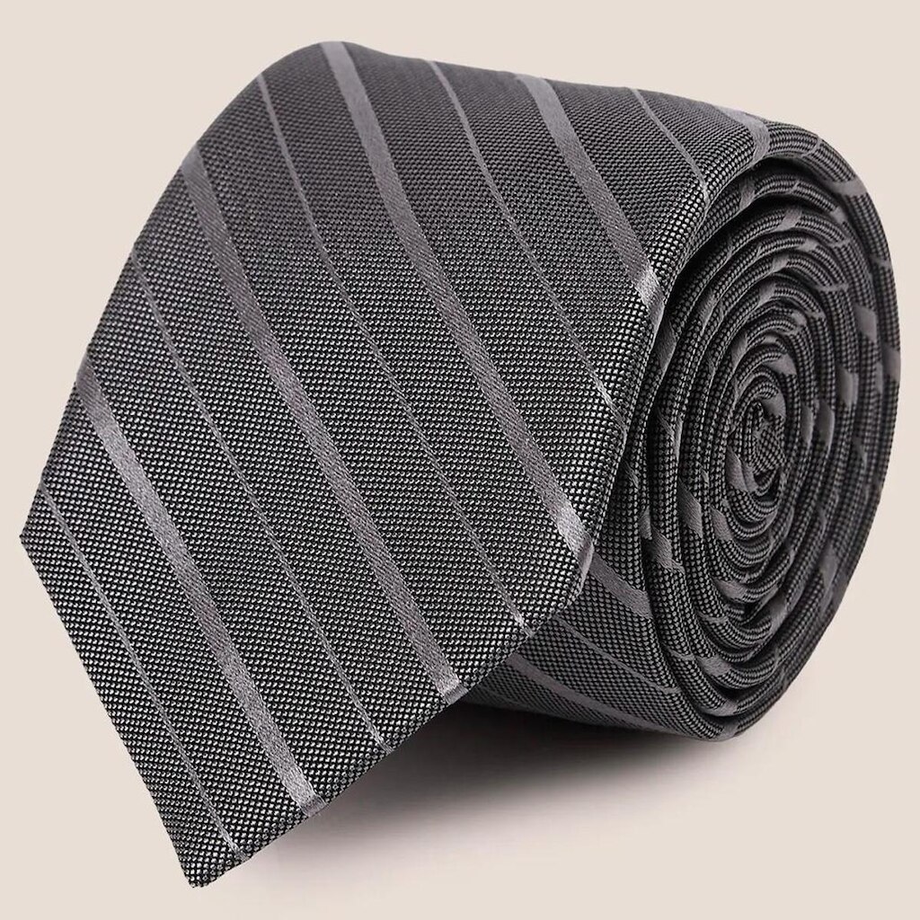 Gravata Seda Dudalina Maquinetada Masculino