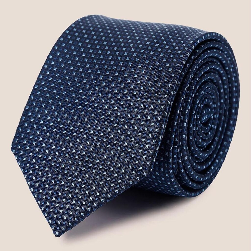 Gravata Seda Dudalina Maquinetada Masculino