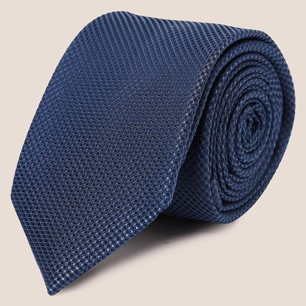 Gravata Seda Dudalina Maquinetado Masculino