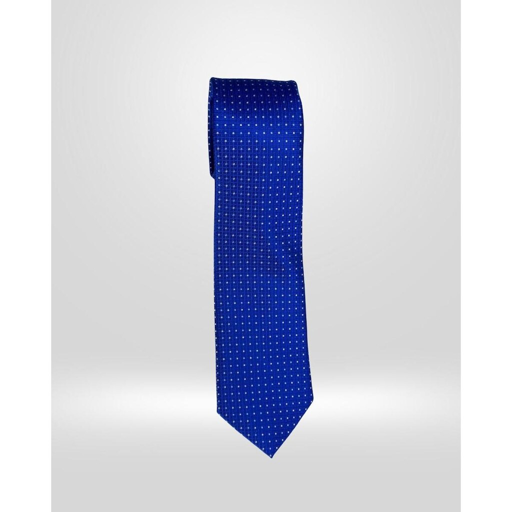 Gravata Slim Estampa Holographic Azul Royal