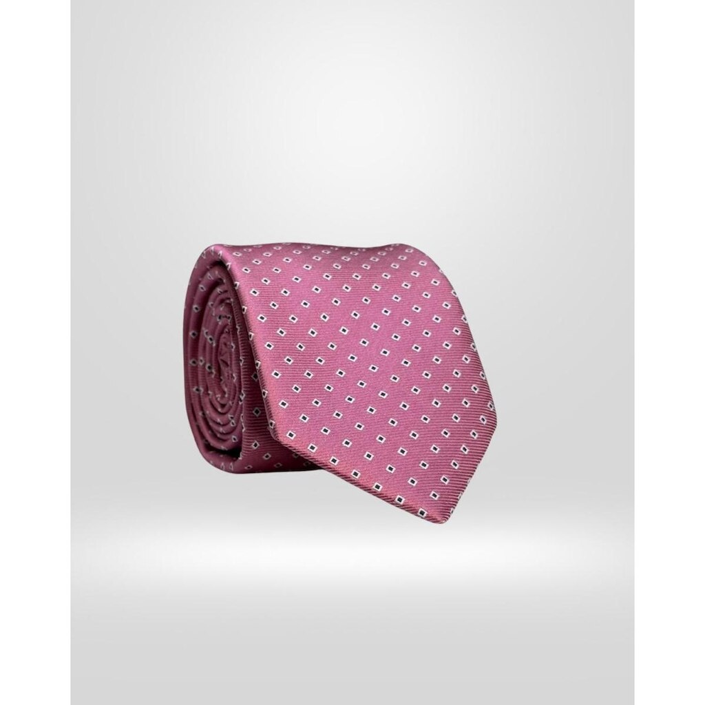Gravata Slim Raffer Lozenge Brink Pink