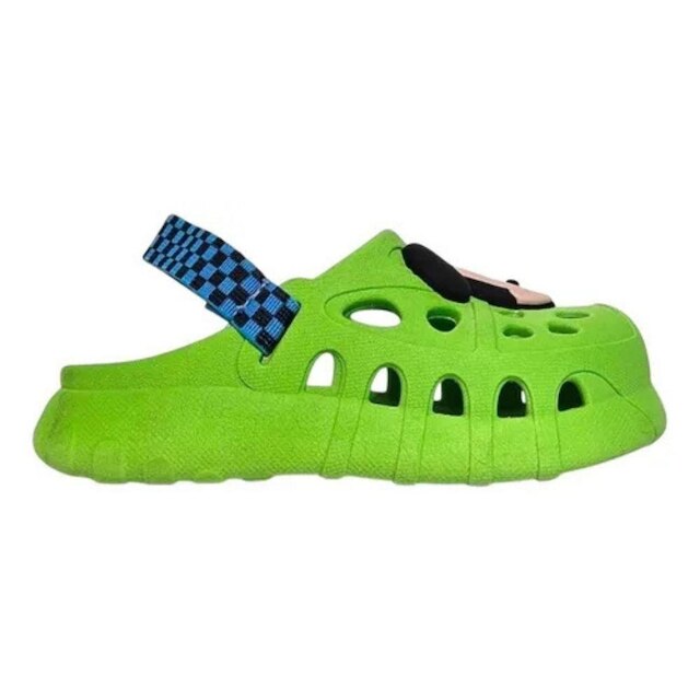 Grendene Disney Sweet Hug Babuche Infantil Verde Azul