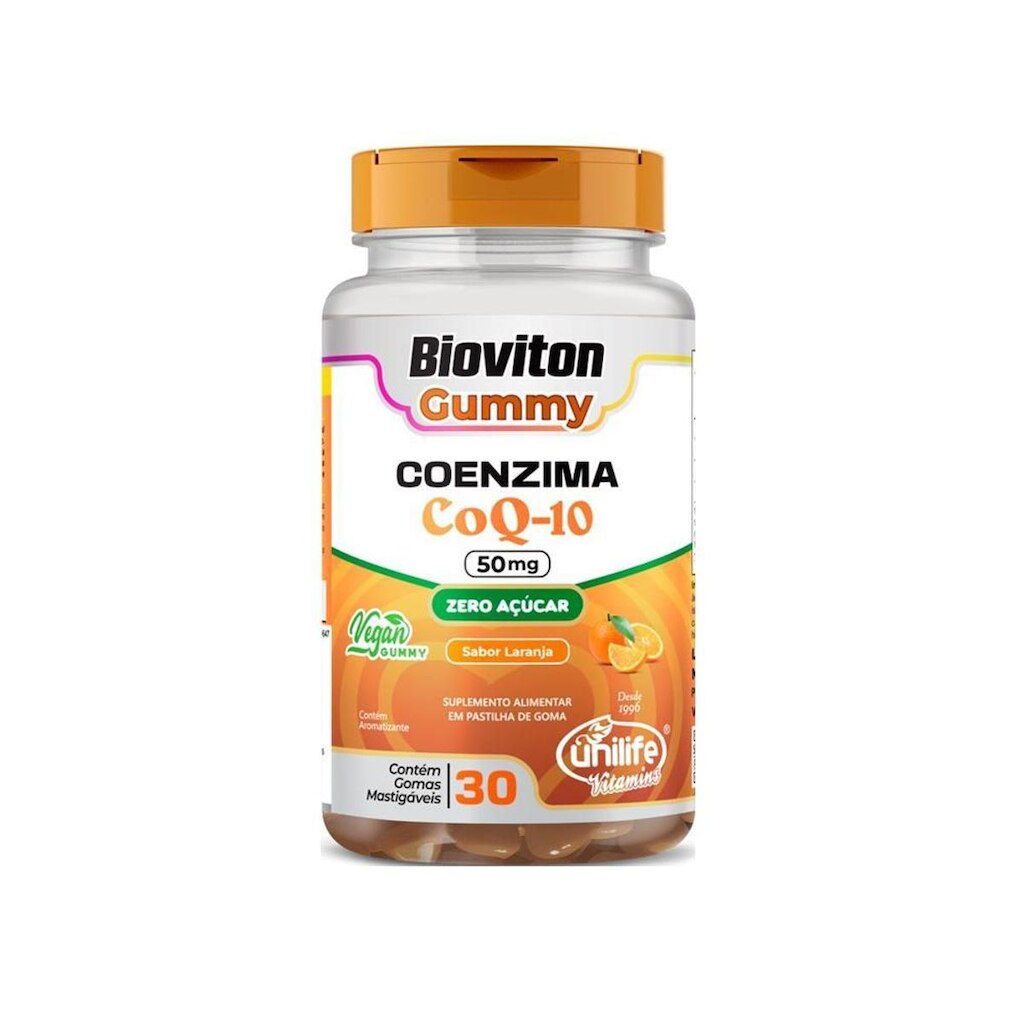 Gummy Bioviton Coenzima Q10 Laranja 30 Gomas - Unilife