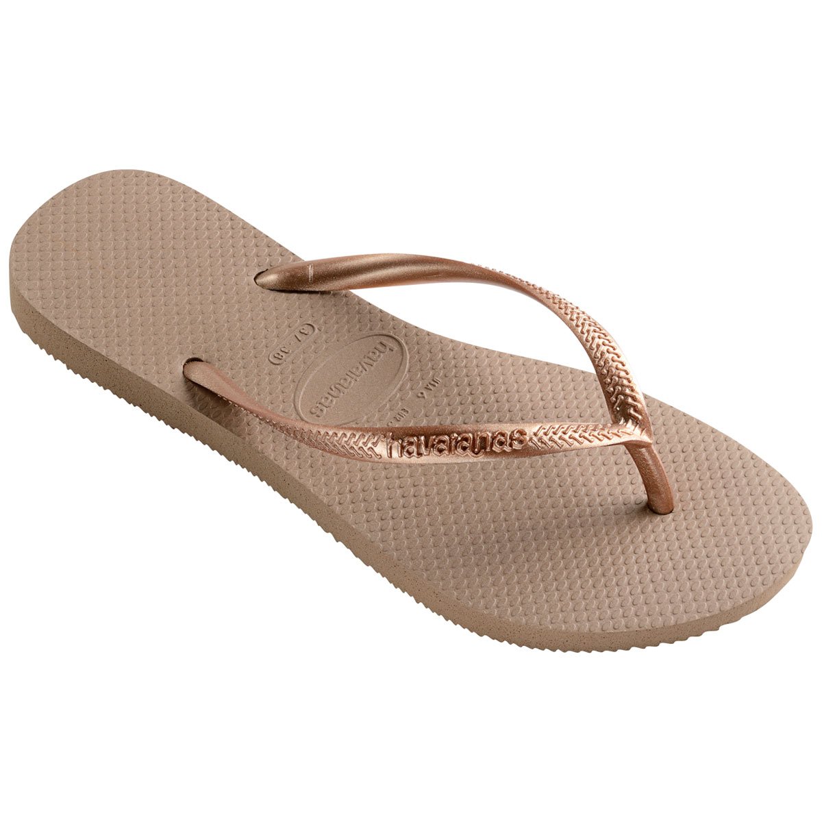 havaianas slim bronze