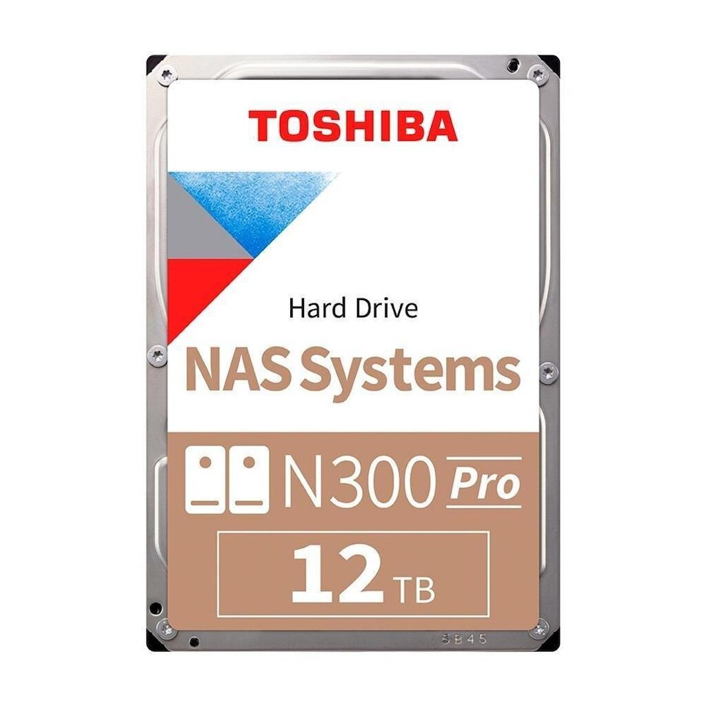 HD Toshiba N300 Pro, NAS, 12TB, 3.5', 512MB, 7200RPM, SATA - HDWG51CXZSTB