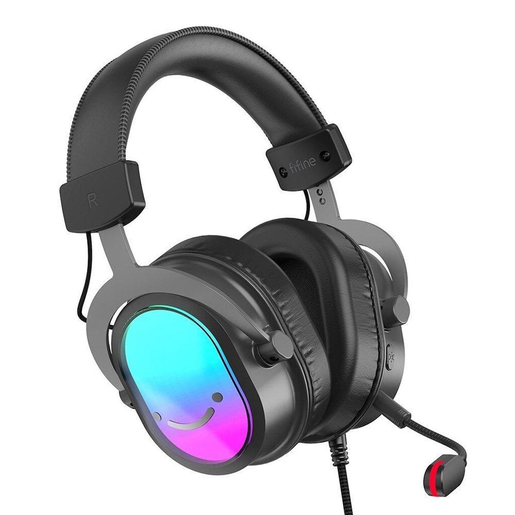 Headset Gamer Fifine AmpliGame H16, 7.1 Surround, Microfone com Cancelamento de Ruído