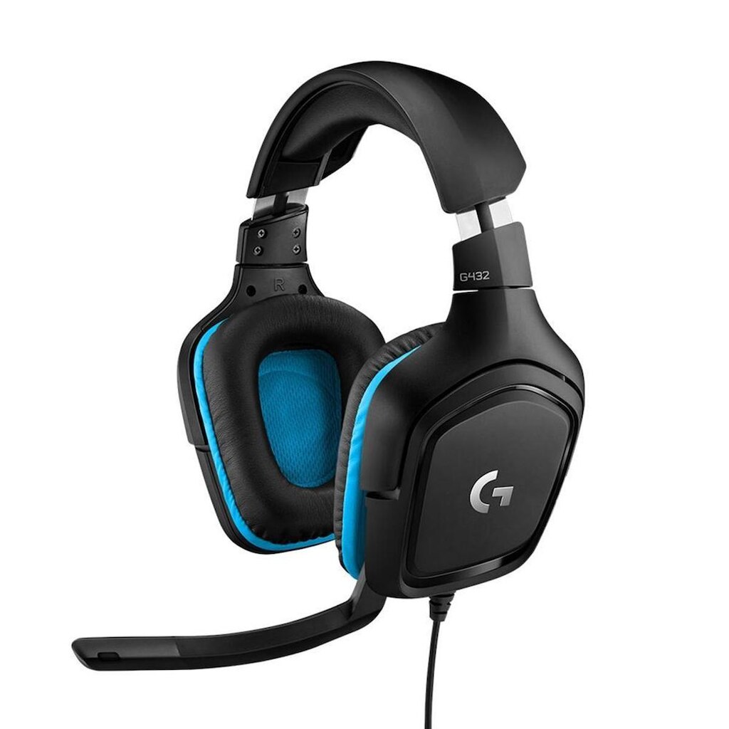 Headset Gamer Logitech G432 7.1 Dolby Surround para PC, PlayStation, Xbox e Nintendo Switch,
