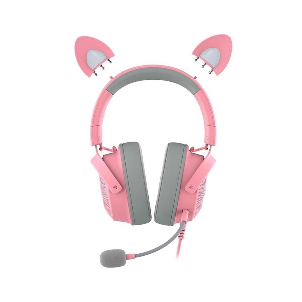 Headset Gamer Razer Kraken Kitty V2 Pro, Chroma RGB, Som Surround 7.1, Drivers de 50mm, USB,