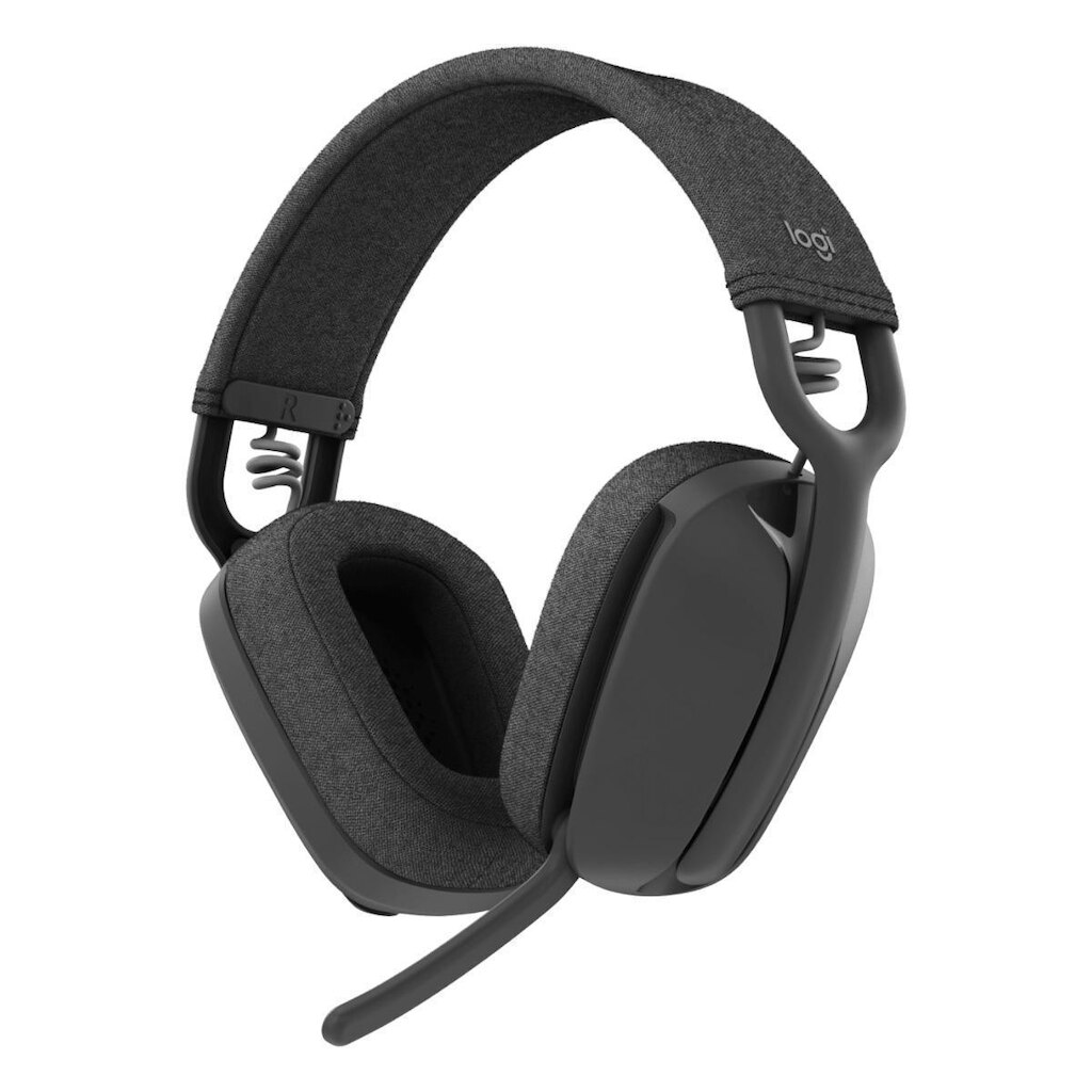 Headset Gamer sem Fio Logitech Vibe 100 G HUB Drivers 40mm Bluetooth Grafite 981-001214