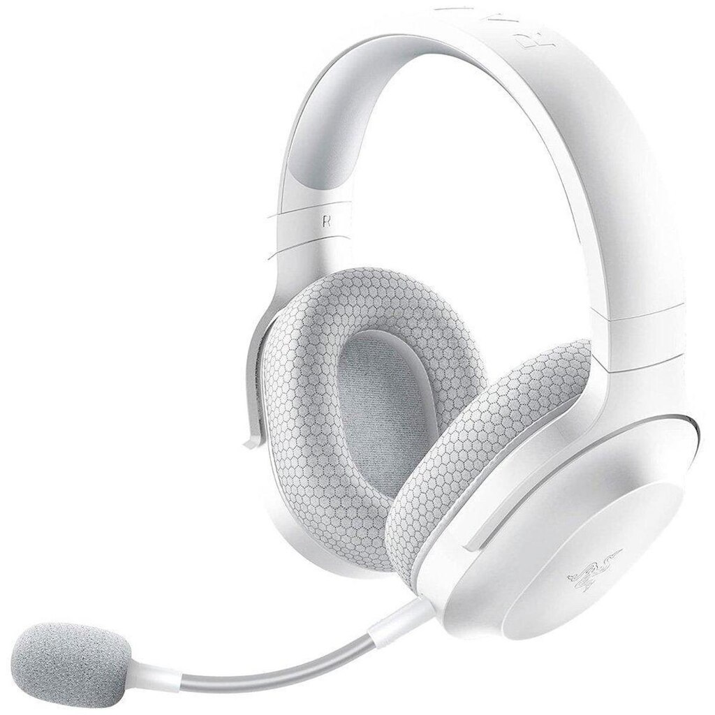 Headset Gamer Sem Fio Razer Barracuda X (2022), Multiplataforma, Mercury White - RZ04-04430200-R3U1