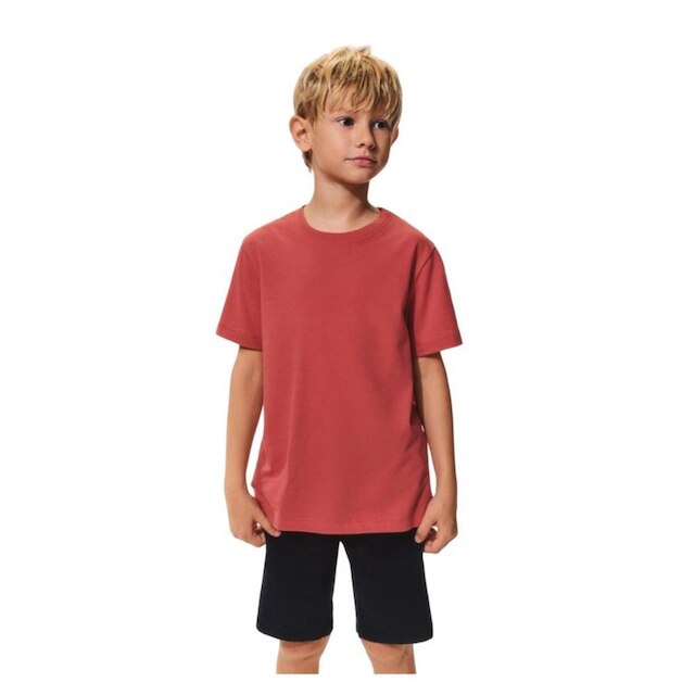 Hering Kids Camiseta Manga Curta Basica Vermelho