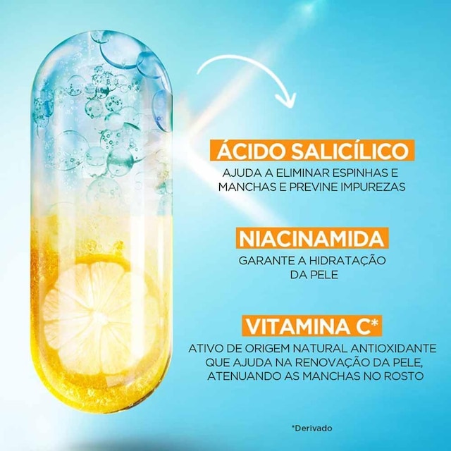 Hidratante Facial Antiacne Garnier Skin Salicílico Toque Seco 85g