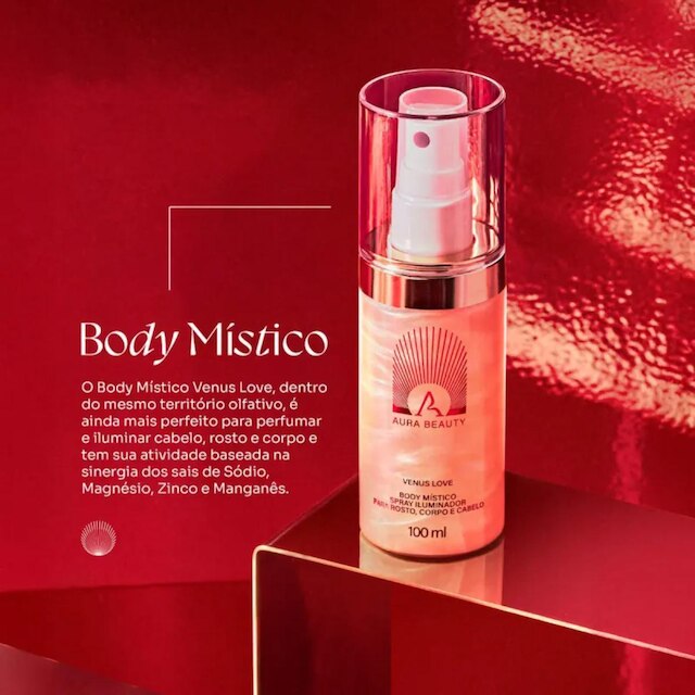 Iluminador Aura Beauty Afrodite Garden Body Místico Feminino - 100ml - 100ml