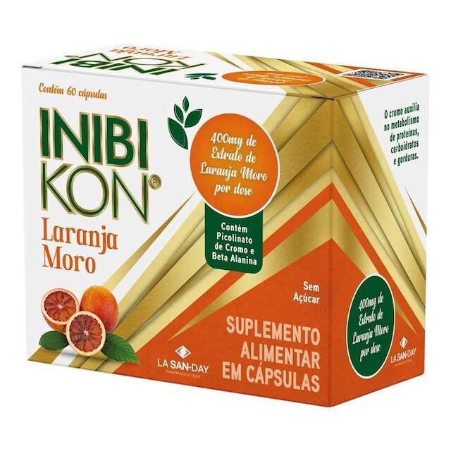 Inibikon Laranja Moro 60 Cápsulas La San Day