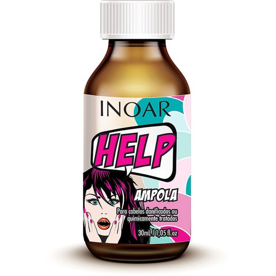 Inoar Ampola de Tratamento Help 30ml - Incolor
