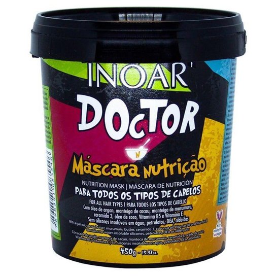 Inoar Máscara de Nutrição Doctor 450g - Incolor