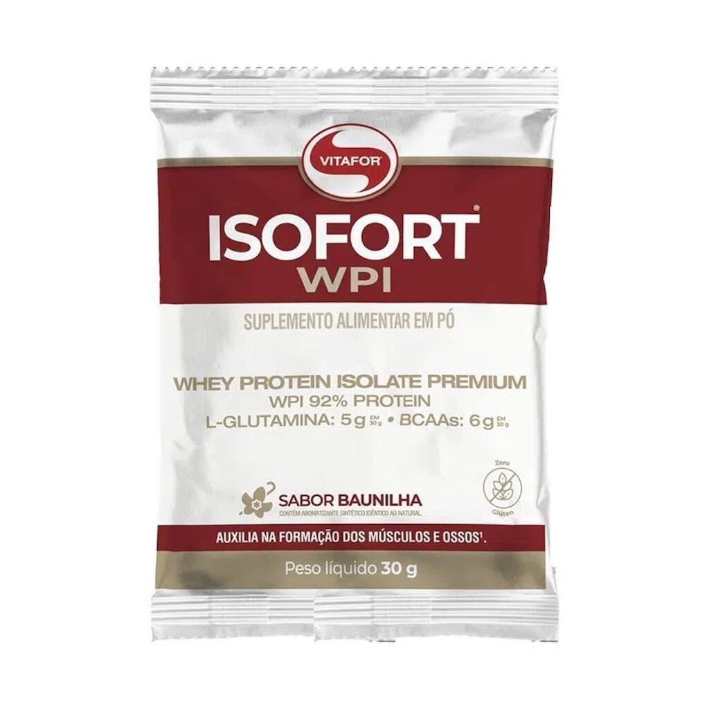 Isofort - 1 Sachê 30g Baunilha - Vitafor