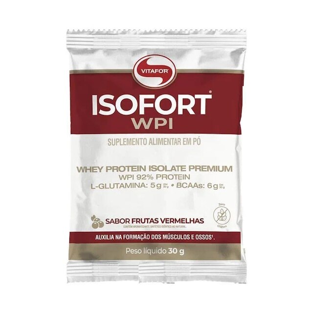 Isofort - 1 Sachê 30g Frutas Vermelhas - Vitafor