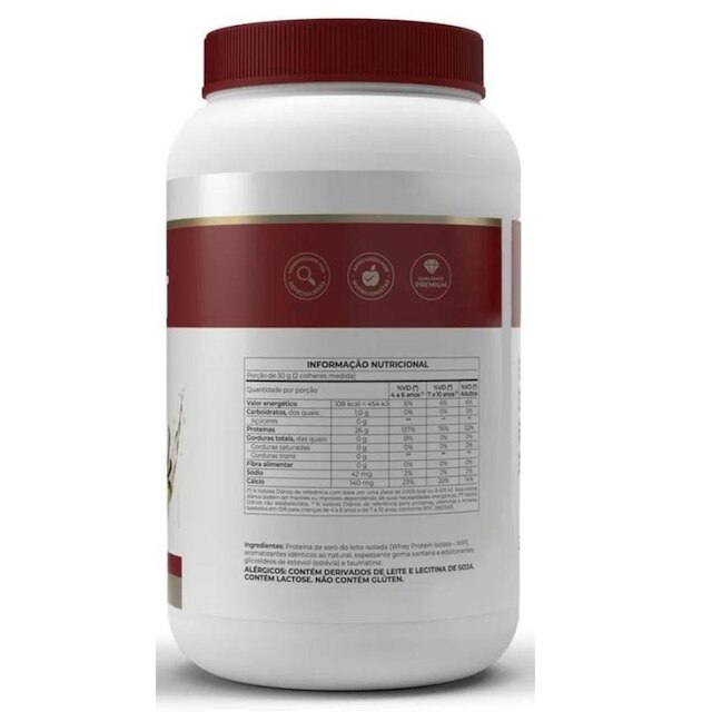 Isofort Vitafor Whey Protein Isolado Concentrado Proteína 900g
