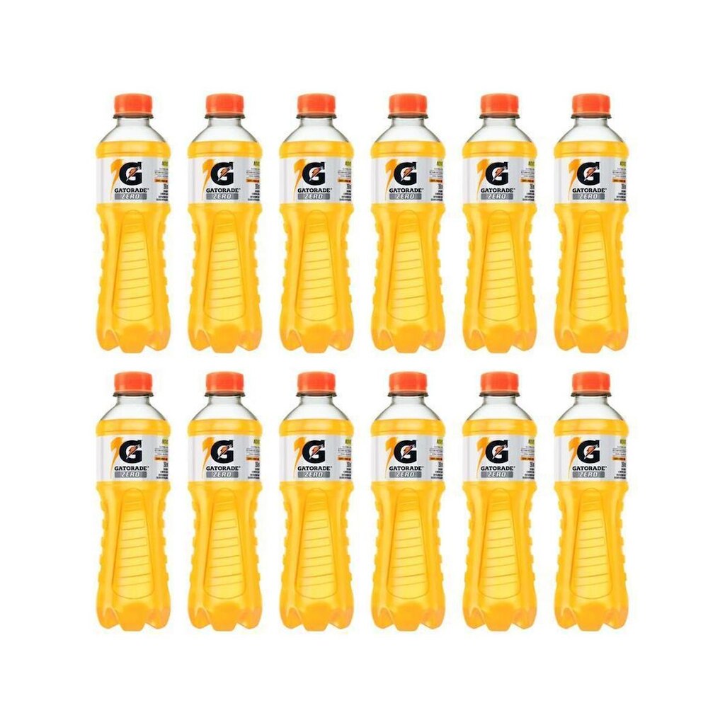 Isotônico Gatorade Zero Laranja Lima 350ml 12 Unidades