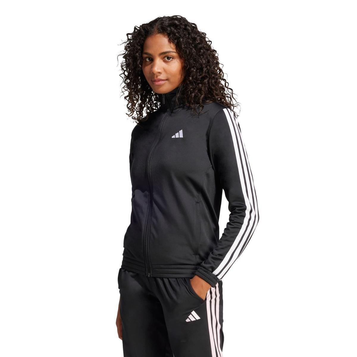 Jaqueta Adidas 3 Stripes Feminina Menor preço em Jaqueta Adidas 3 Stripes Feminina