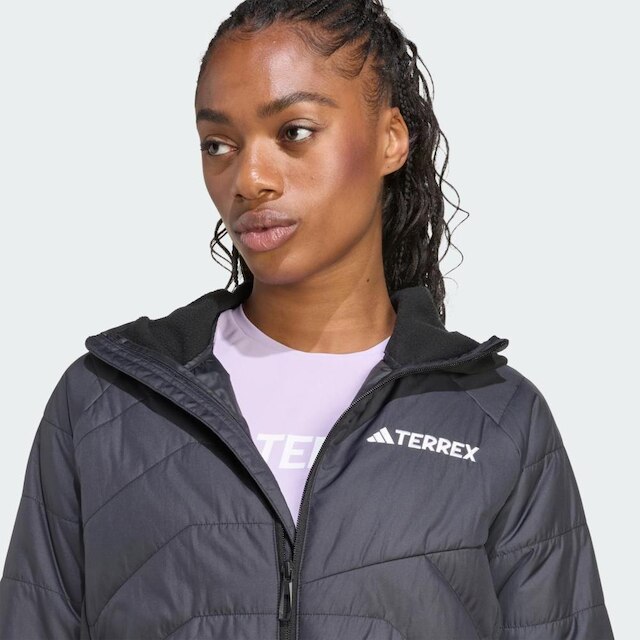 Jaqueta Adidas Capuz Híbrida Isolamento Terrex Multi Climawarm Feminina