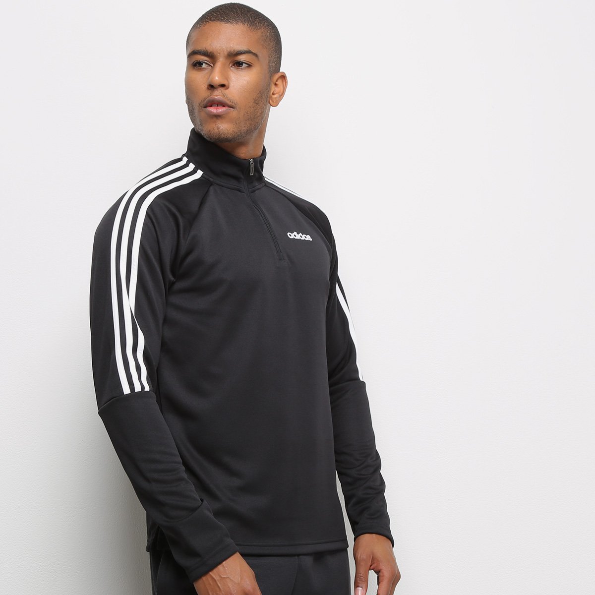 Jaqueta Adidas Sereno 19 Masculina - Preto+Branco é ruim? Jaqueta Adidas Sereno 19 Masculina - Preto+Branco é boa?