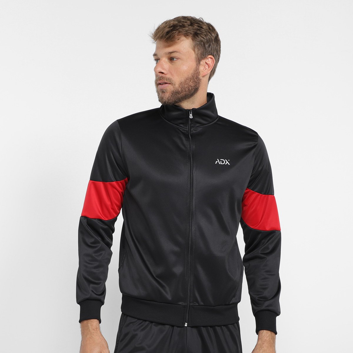 Jaqueta ADX Gola Alta Masculina - Preto Menor preço em Jaqueta ADX Gola Alta Masculina - Preto