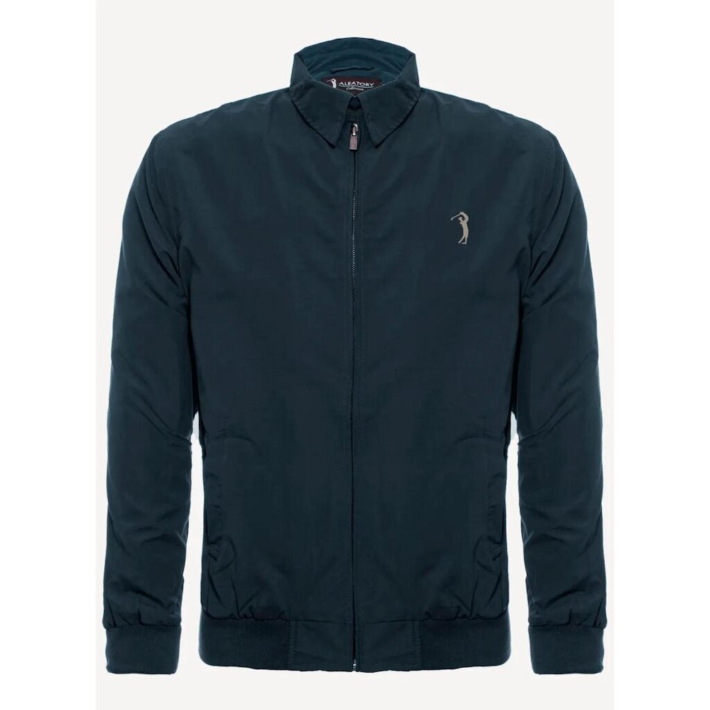 Jaqueta Aleatory com Forro Fleece Azul Marinho