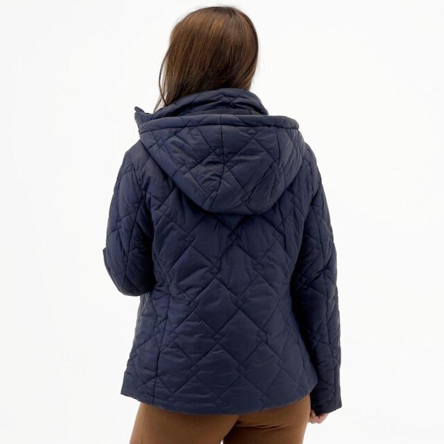 Jaqueta Alpelo Nylon Curta Dupla Face com Capuz Feminina
