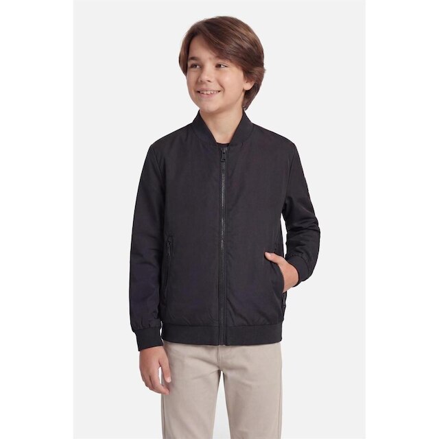 Jaqueta Aramis Infantil Bomber Nylon Preto