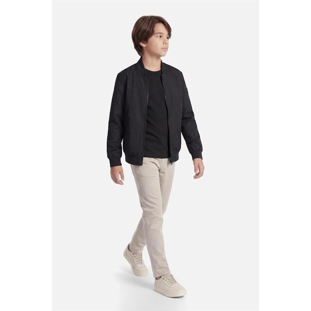 Jaqueta Aramis Infantil Bomber Nylon Preto