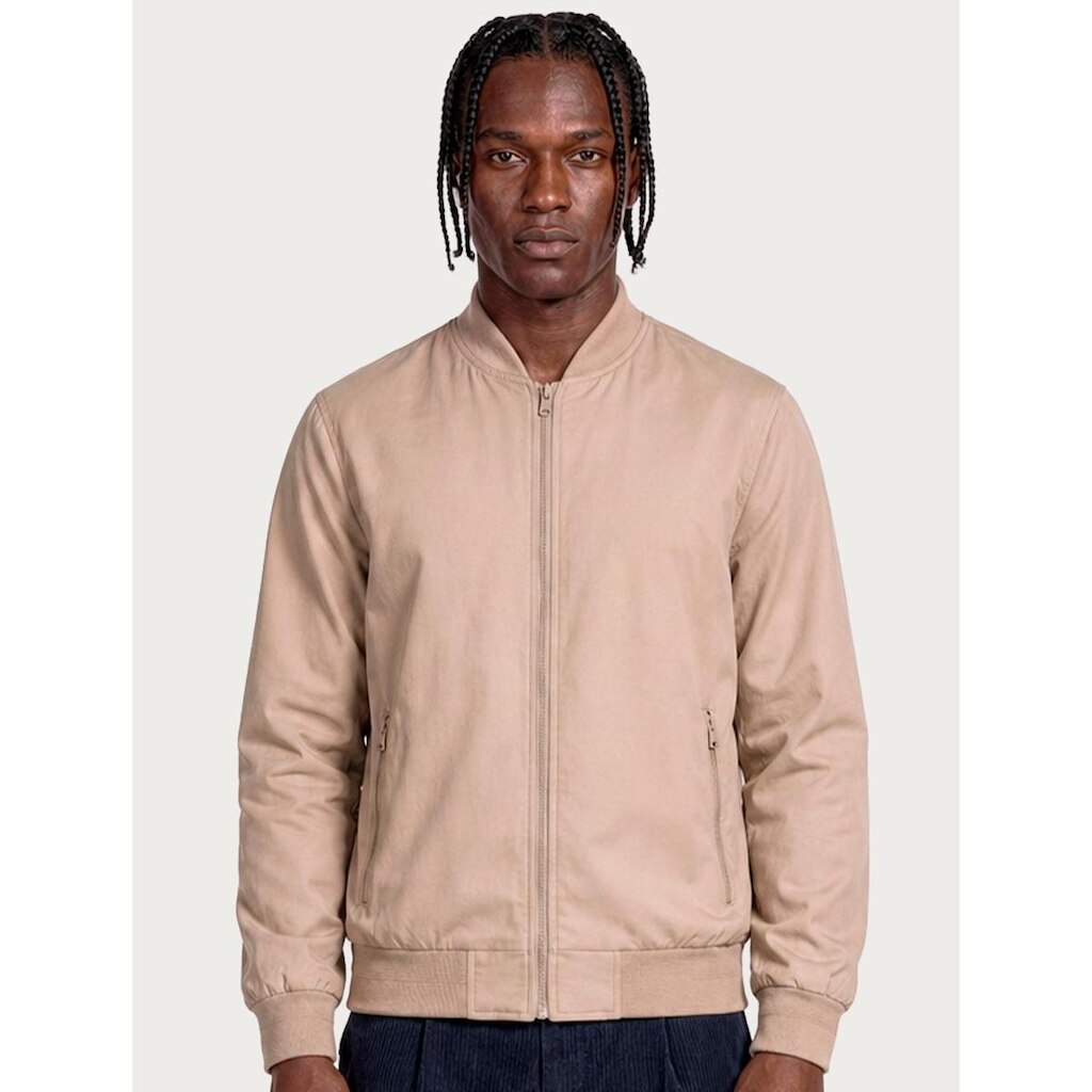Jaqueta Aramis Masculina Nylon Bomber Liquid Repeller Cáqui