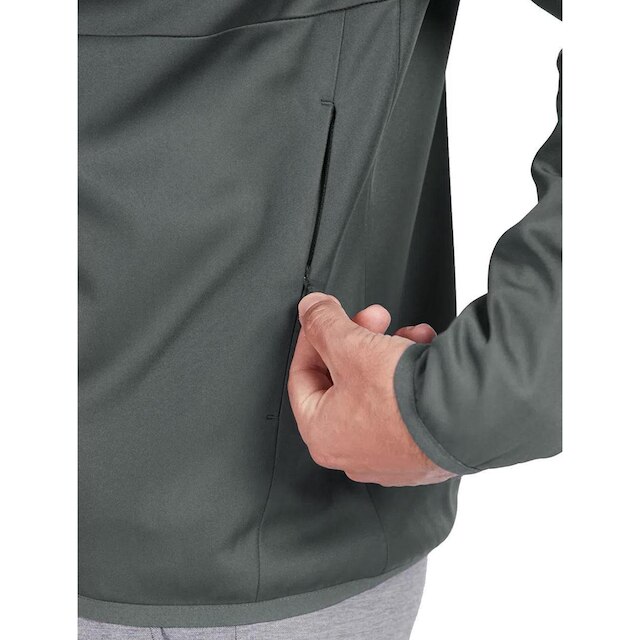 Jaqueta Aramis Masculina Nylon Hoodie Liquid Repeller Cinza Escuro
