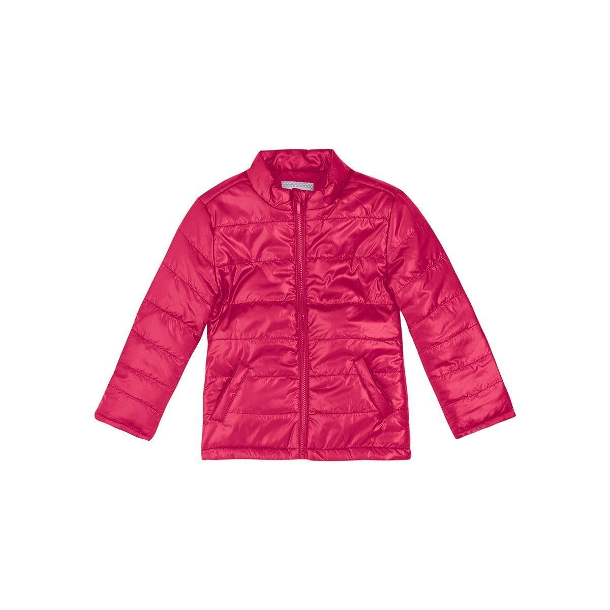 Jaqueta Basica Infantil Feminino Acolchoada Com Ziper Hering Kids - Vermelho Menor preço em Jaqueta Basica Infantil Feminino Acolchoada Com Ziper Hering Kids - Vermelho
