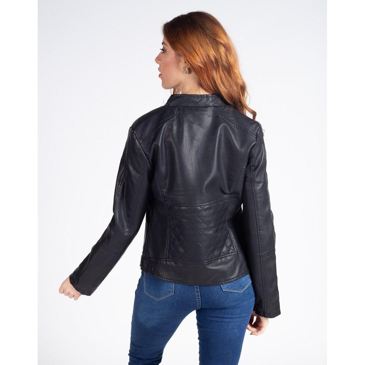 jaqueta feminina corino