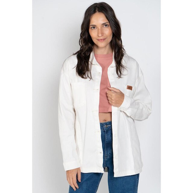 Jaqueta Billabong Every Time Shacket Off White-Off