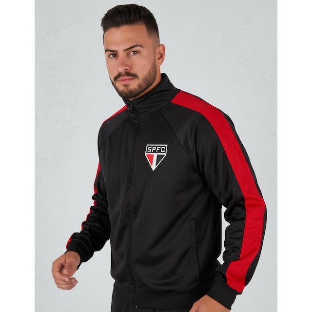 Jaqueta Blusa Casaco São Paulo SPFC Oficial Licenciado Masculino Escudo Bordado