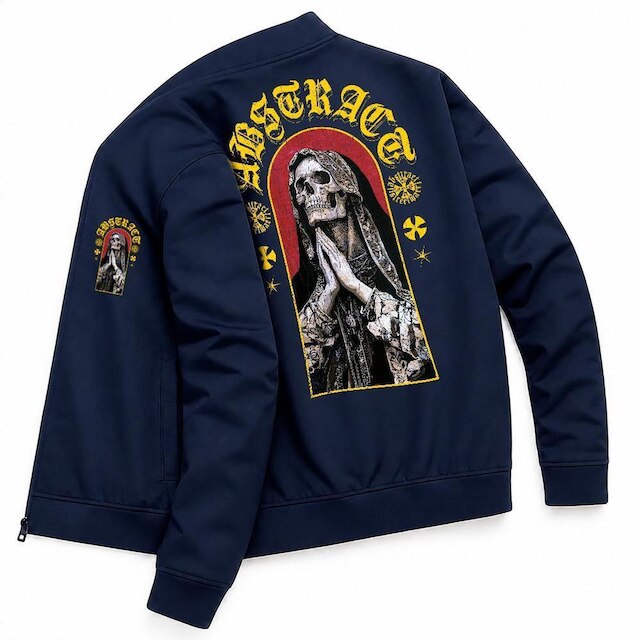 Jaqueta Blusa Casual Masculina Streetwear Moda Urbana Abstract Skull Gotica Estilosa Lifestyle