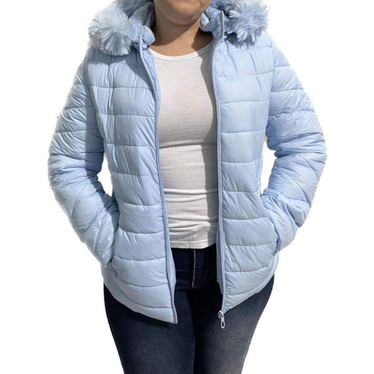 Jaqueta Bobojaco Ast Store Impermeável Revestida Feminina - Azul Menor preço em Jaqueta Bobojaco Ast Store Impermeável Revestida Feminina - Azul