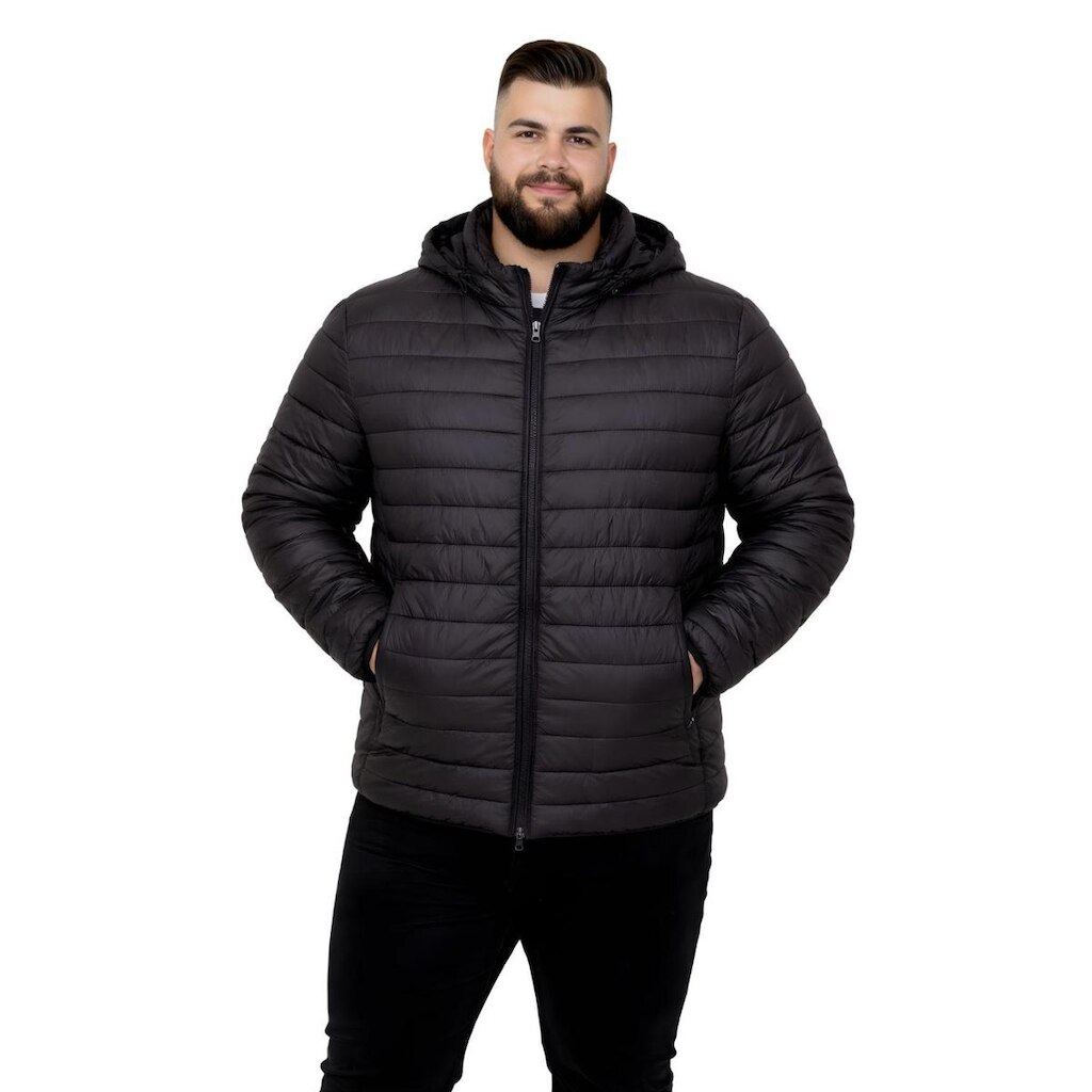 Jaqueta Bobojaco Masculina Capuz Removível Plus Size