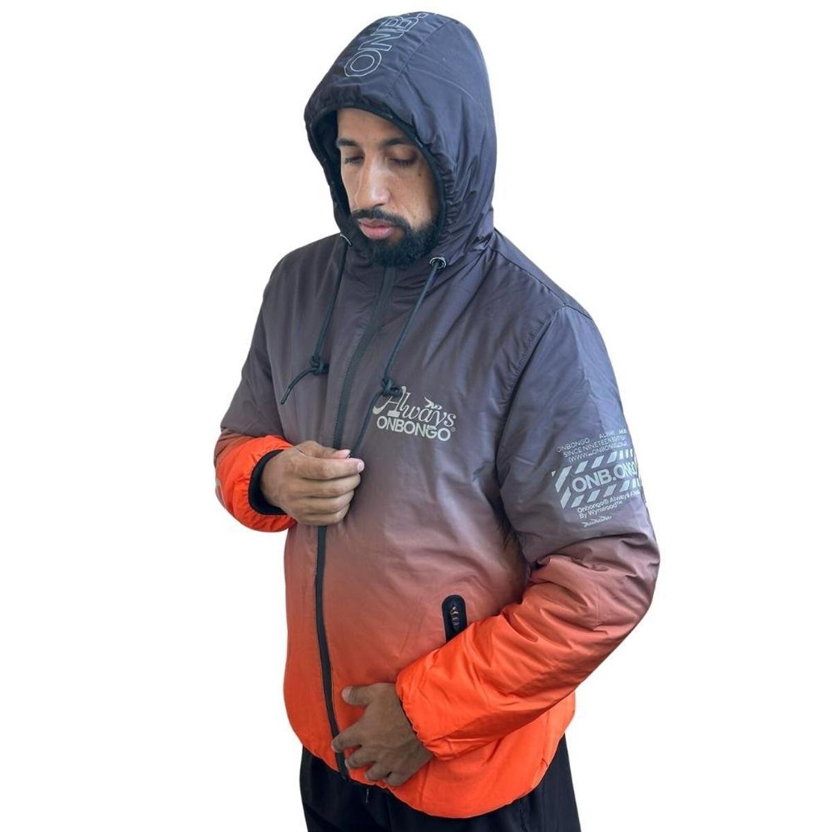 Jaqueta Bobojaco Onbongo Laranja/Preta ON012 Zattini